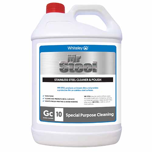 Whiteley Mr Steel Stainless Steel Cleaner And Polish 5 Litres