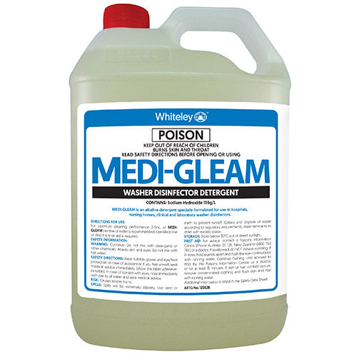 Whiteley Medi-Gleam Washer Disinfector Detergent Standard 5 Litres