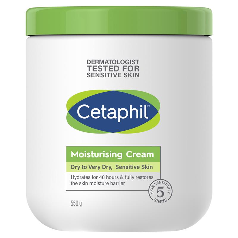 Cetaphil Moisturising Cream 550g each