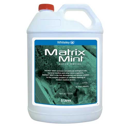 Whiteley Matrix Mint Biofilm Remover And Non-Enzymatic Detergent 5 Litres