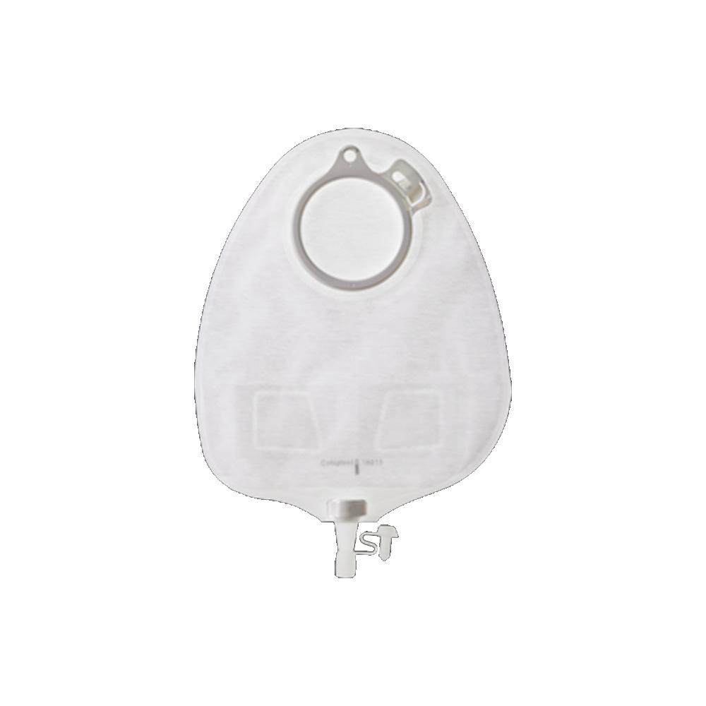 Alterna Urostomy 2-Piece Multi Chamber System Anti Reflux Valve Maxi 470ml Pre-Cut 50mm with Fold Up Outlet White