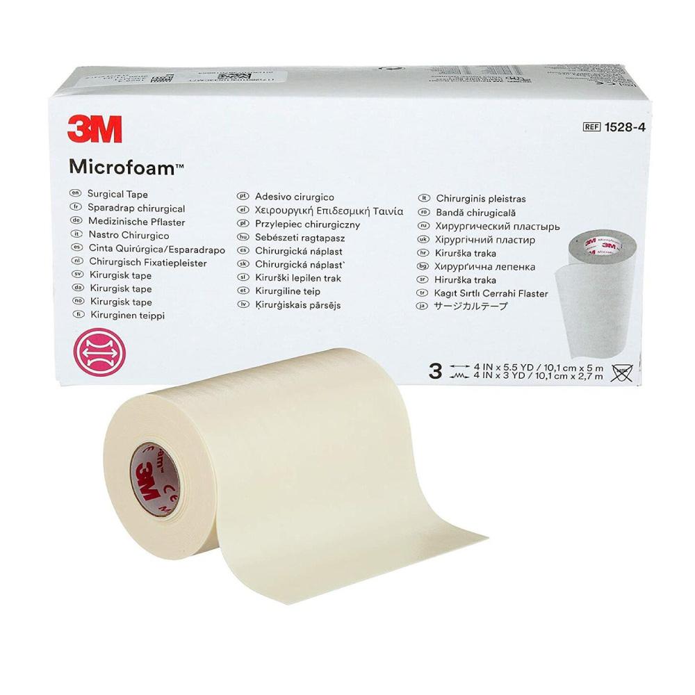 3M Microfoam Surgical Tape 10 cm x 3 m (5m Fully Stretched)