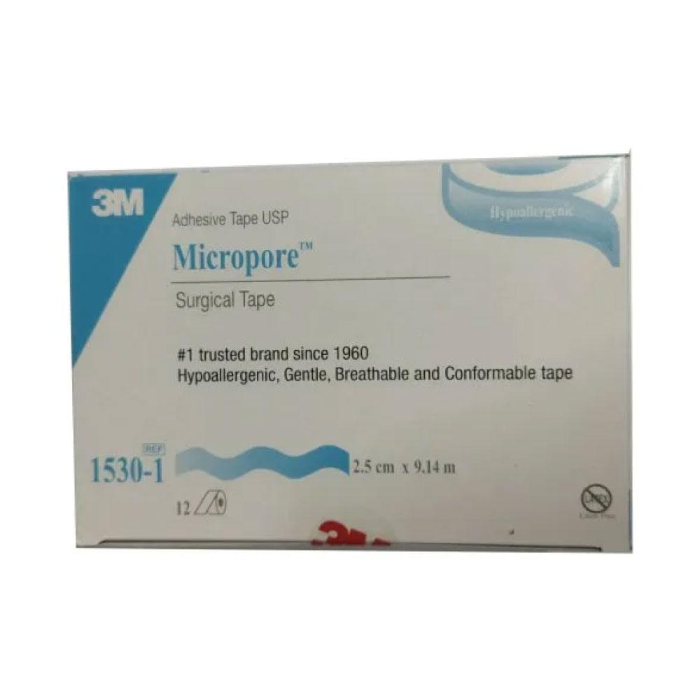 3M Micropore Surgical Tape 2.5 cm x 9.14 m