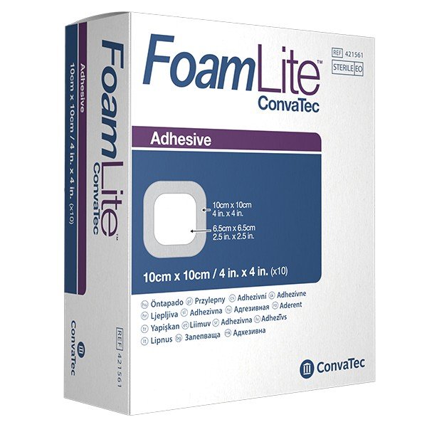 Convatec Foam Lite ADH 10cmx10cm 10