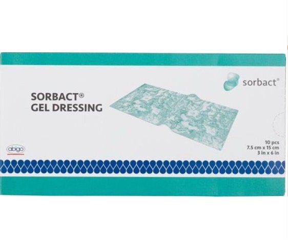 Sorbact Gel Dressing 7.5cm x15cm 10