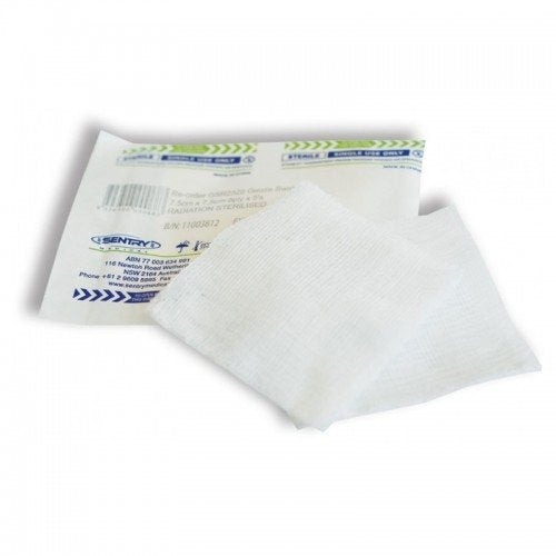 Gauze Square Sterile 7.5cmx7.5 5pk