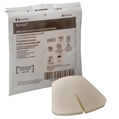 Kendall Foam AMD Fernestrated 8.9cm x 7.6cm ea