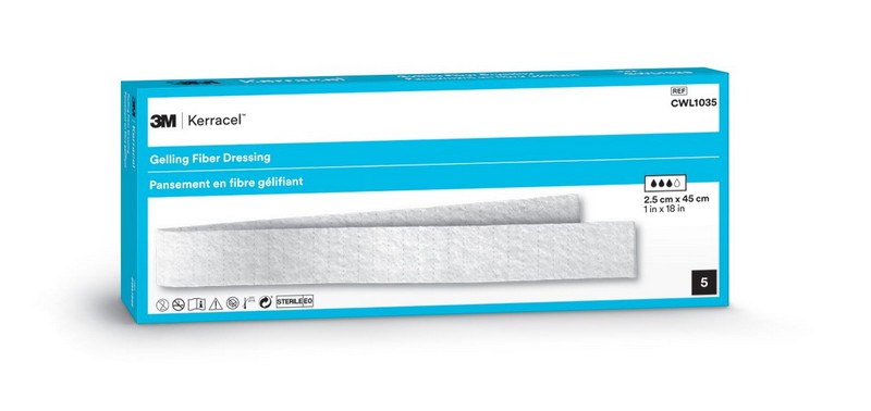 3M Kerracel Gelling Fibre Dsg Ribbon 2.5cmx45cm 5