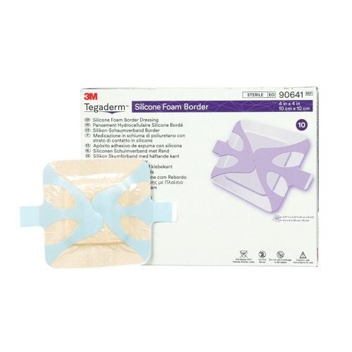 3M Tegaderm Silic Foam Border 10cmx10cm 10