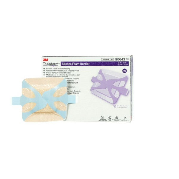 3M Tegaderm Silic Foam Border 5cmx5cm 10