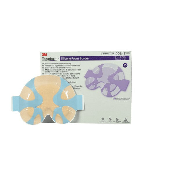 3M Tegaderm Silic Foam Bdr Sml Sacral 15cmx17cm 10