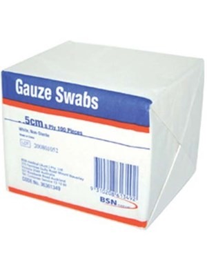 BSN Gauze Swab 5cmx5cm n/st 100