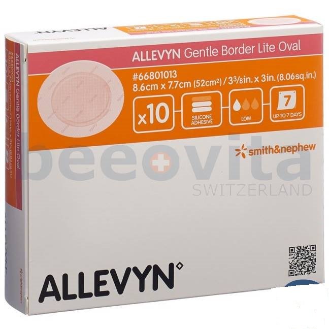 Allevyn GB Lite Oval 8.6x7.7cm 10