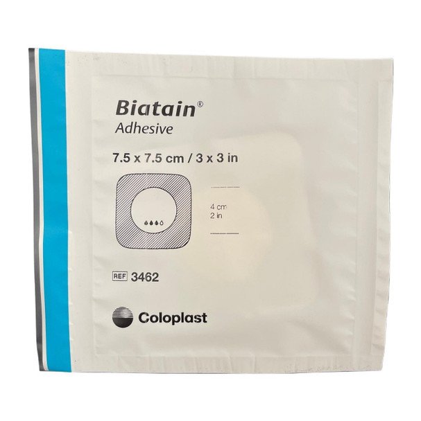 Biatain Foam Adhesive 7.5cm x 7.5cm 10