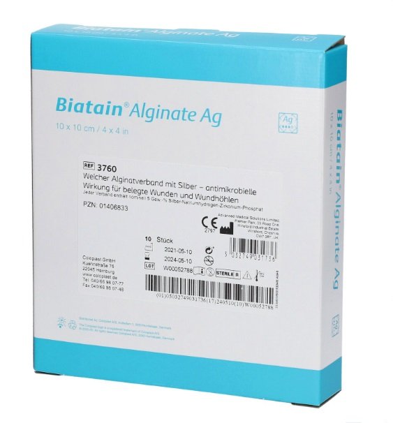 Biatain Alginate 10 x 10cm 10