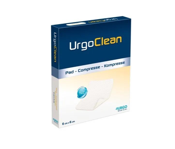 UrgoClean Fibre Compress Dressing 6cm x 6cm