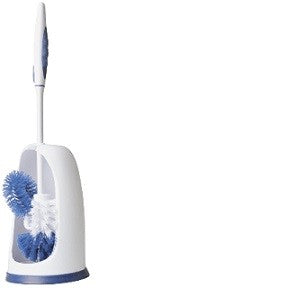 Toilet Tidy & Rim Brush Set ea