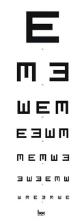 byand eye charts e's / direct 3mtr