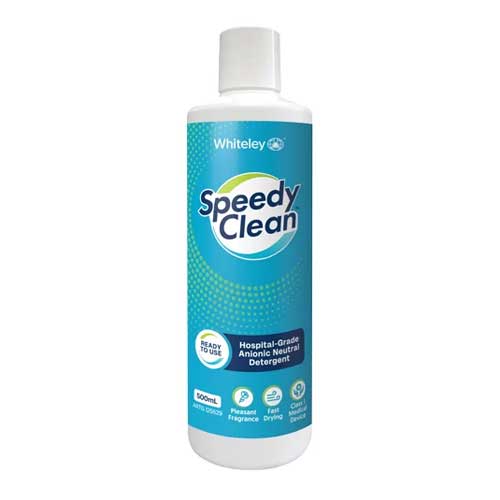 Whiteley Speedy Clean Hospital Grade Anionic Neutral Detergent Solution 500ml