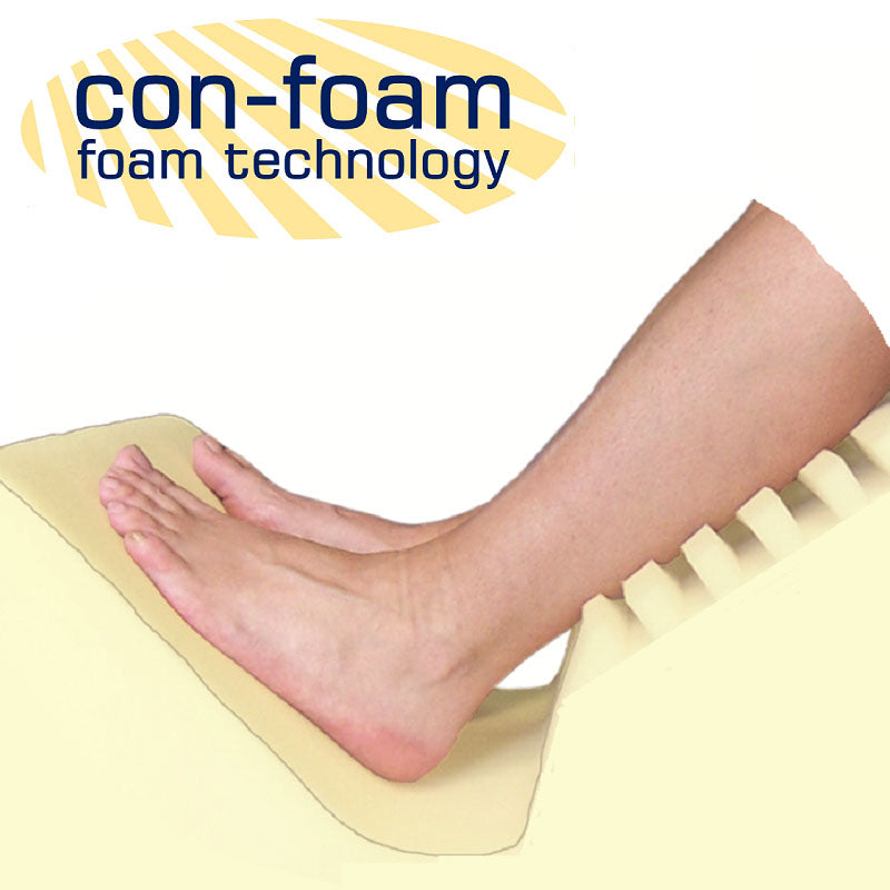 Leg Support with Grey Velour Cover