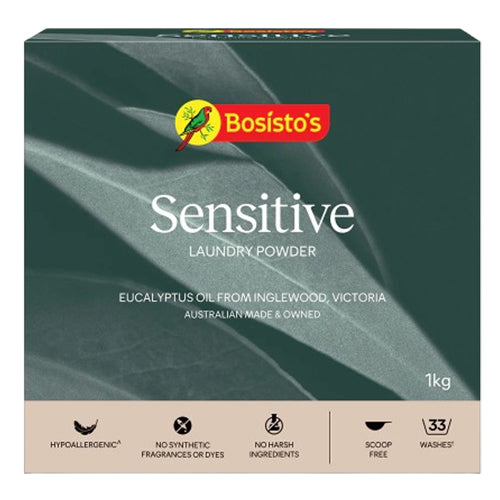 Bosisto’s Sensitive Laundry Powder 1kg