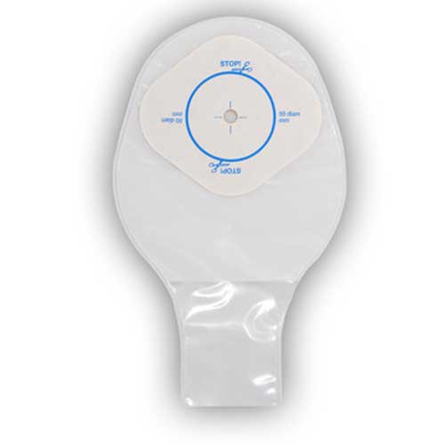 Little Ones One-Piece Drainable Pouch Transparent 8-50mm