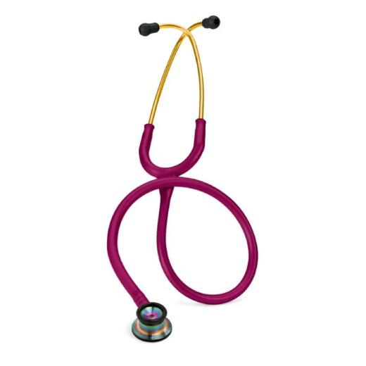 3M Littmann Classic II Infant Stethoscope Rainbow-finish Chestpiece Raspberry Tube 28 in