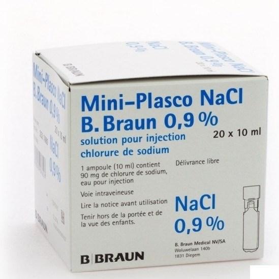 B Braun Sodium Chloride For Injection 0.9% 20ml