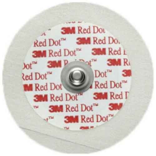 3M Red Dot Pediatric Monitoring Electrodes with 3M Micropore Tape Backing