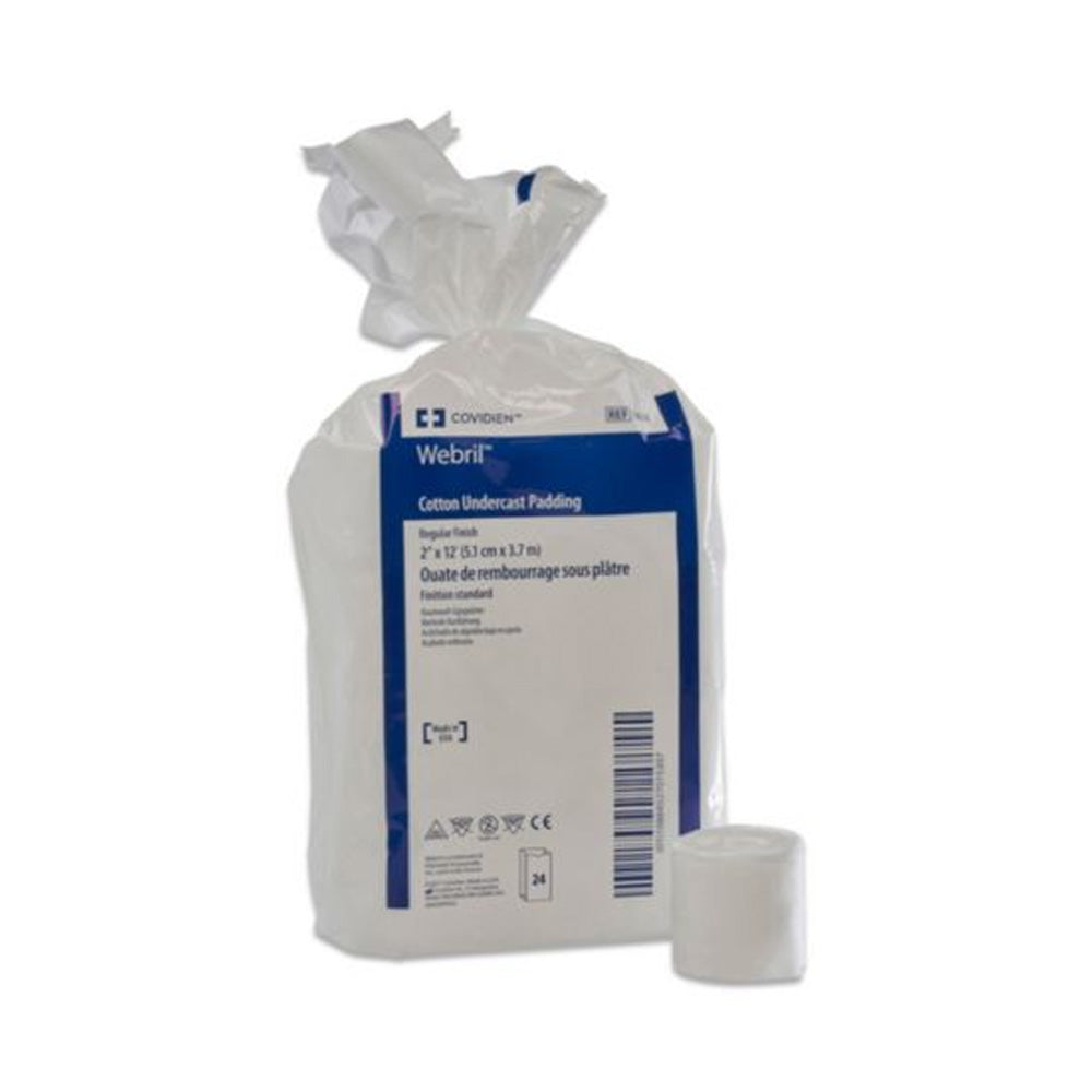 Webril Undercast Padding Cotton Bandage Roll 10cm x 3.6m