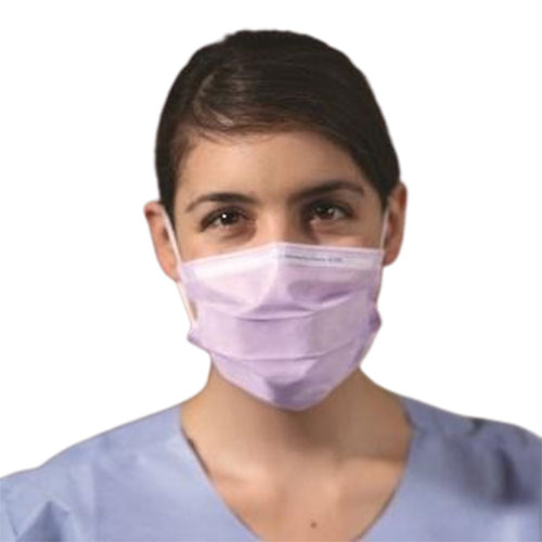 Halyard Fluidshield Level 1 Procedure Mask With So Soft Ear Loops Lavender