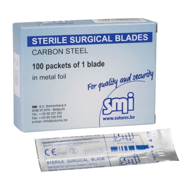 smi surgical blades no. 11 / box of 100