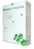 mepore adherent film dressing with pad / 5x7cm oval / box of 85