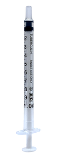 BD 1ml Tuberculin Syringe Sterile Luer Slip Box/100
