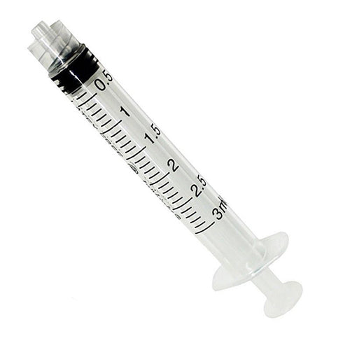 BD Syringe Luer Lock Tip 3ml Box/100