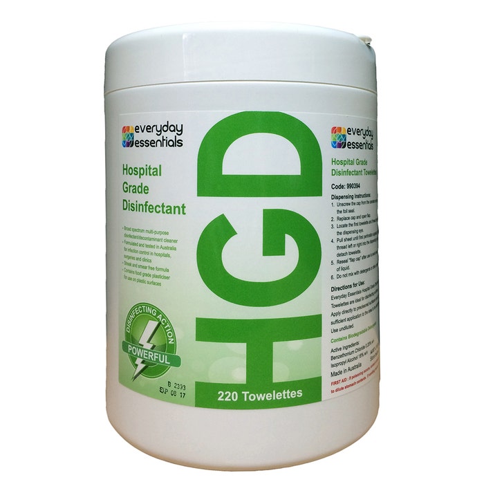 HGD Hospital Grade Disinfectant Wipes