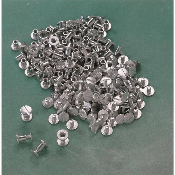 Aluminium Screw Rivets, 6.4mm Shaft length, 50/set