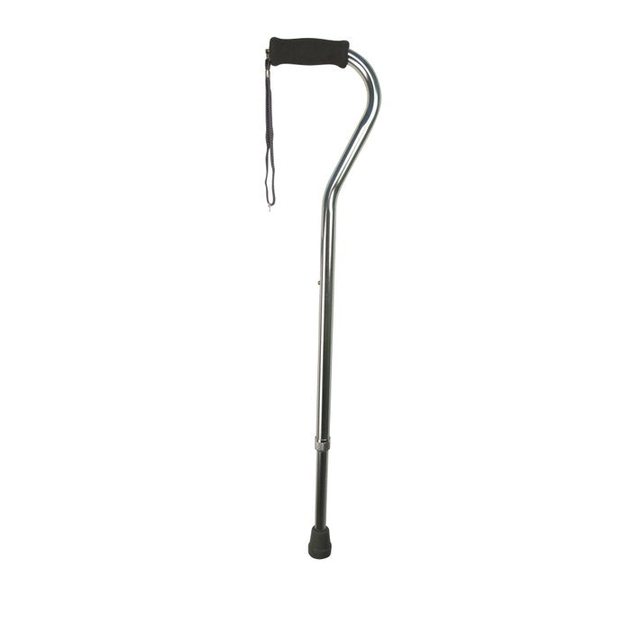 Swan Handle Walking Stick, Silver