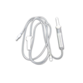 blood administration set / non-vented chamber with 200 micron filter / roller regulator / removable needle site / rmll / 195 cm / each