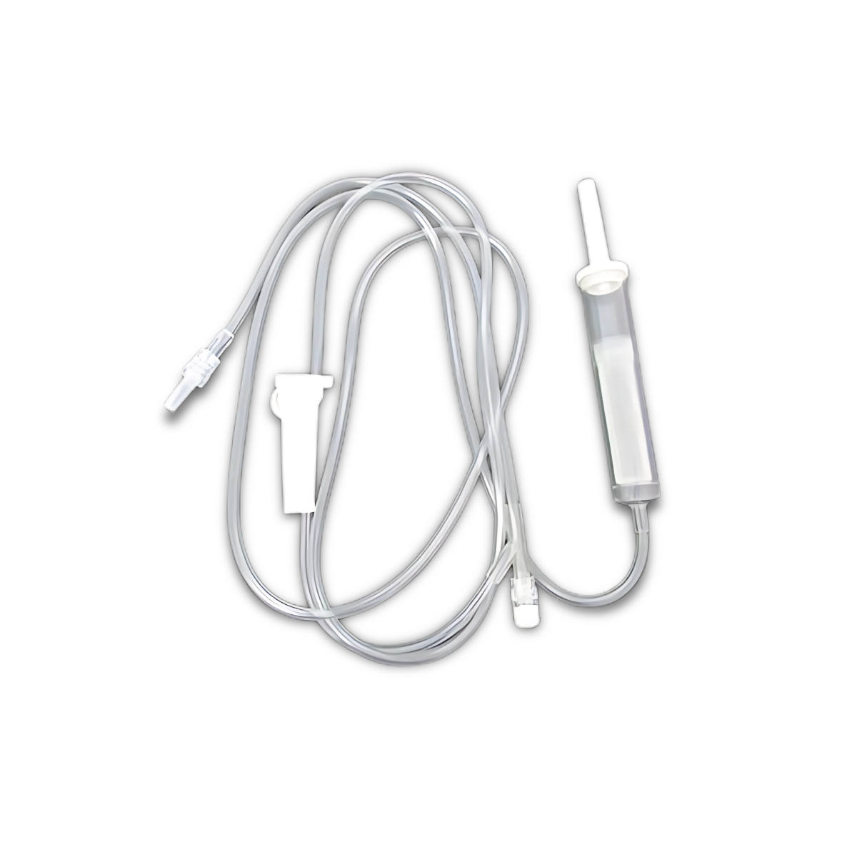 blood administration set / non-vented chamber with 200 micron filter / roller regulator / removable needle site / rmll / 195 cm / each