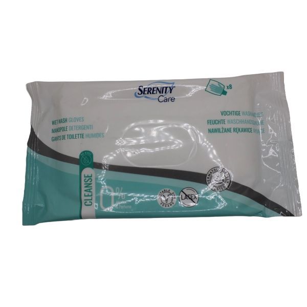 Serenity Care Wet Wash Gloves 24 x 8