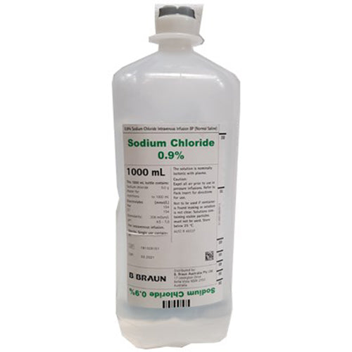 Sodium Chloride 0.9% 1000ml