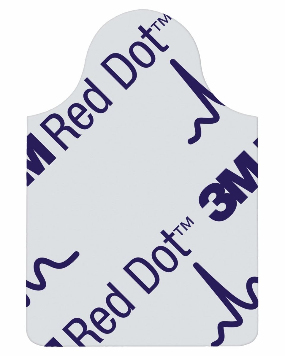 3m red dot™ ecg resting tab style electrode / purple /  2360 / box of 100