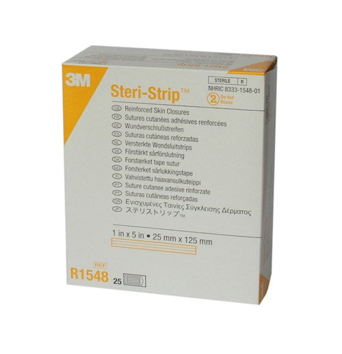 Steri-Strip 25mm x 125mm 25x 4's