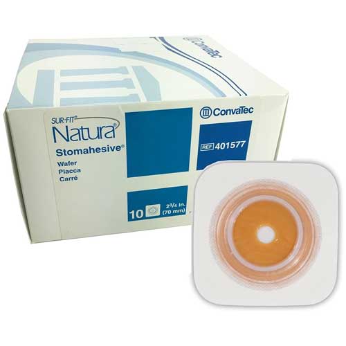 Sur-Fit Natura Two-Piece Stomahesive Skin Barrier No Tape Collar 77mm