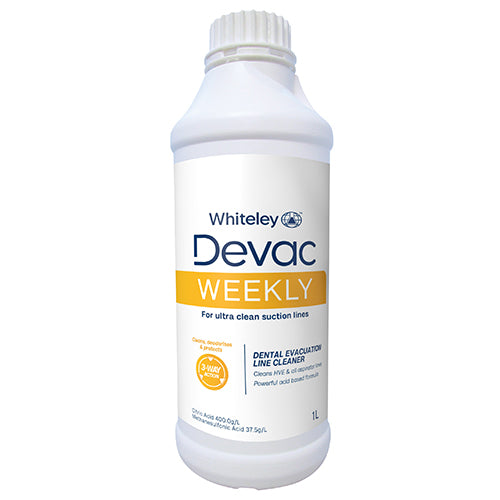 Whiteley Devac Weekly Dental Suction Line Cleaner 1 Litre