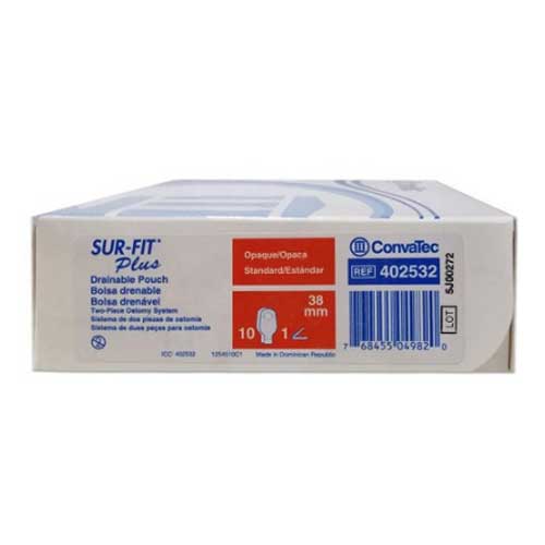 Surfit+ Pouch Standard Drainable Opaque 38mm