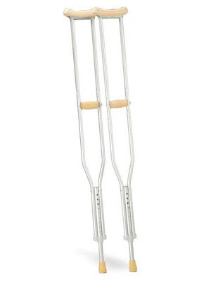 Crutches Aluminium Under Arm Youth 94-114cm