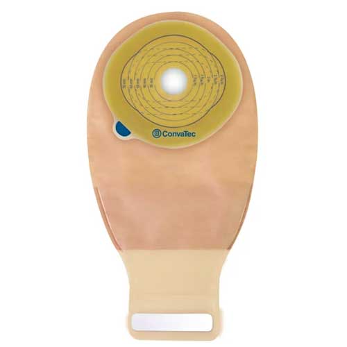Esteem+ One-Piece Drainable Pouch With 1-Sided Comfort Panel InvisiClose Stomahesive Skin Barrier Transparent Pre-Cut 25mm