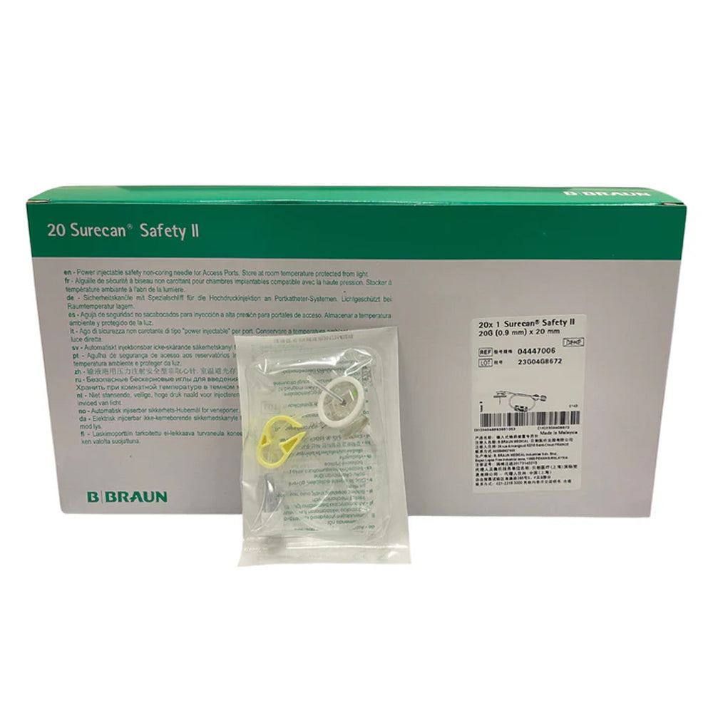 Surecan Safety II Port Access Needle Set 20G x 20mm